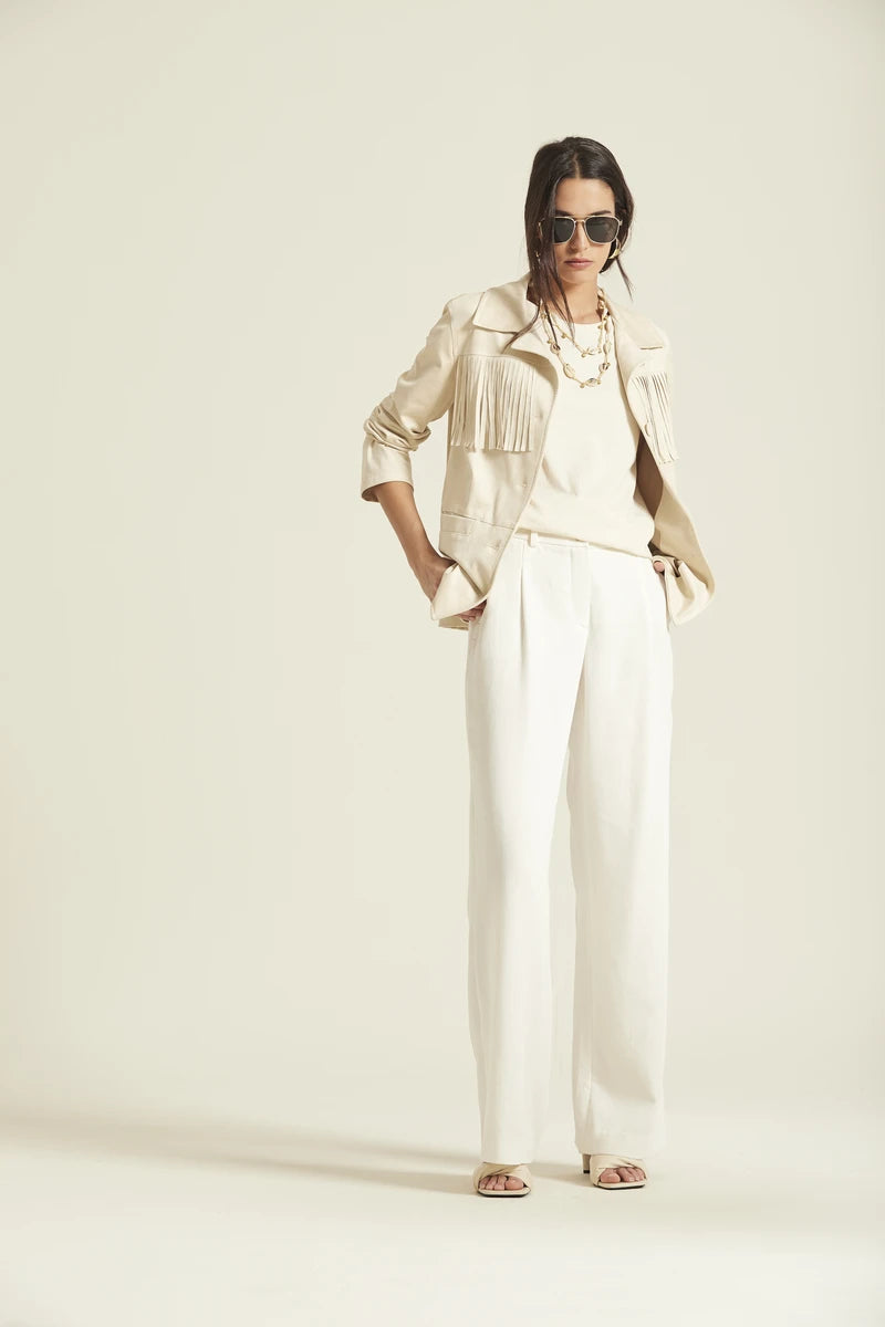 Chaqueta Efecto Ante Amina Oky