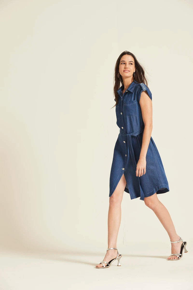 Vestido Tencel Denim Sirin Oky