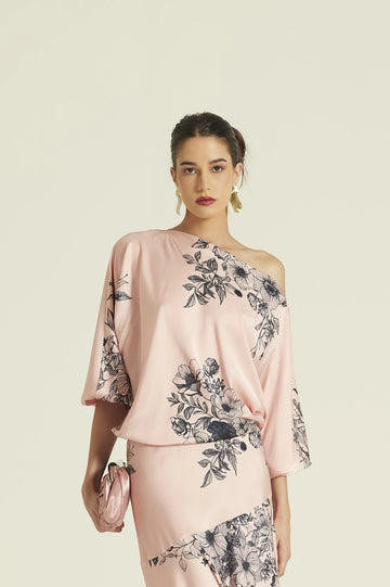 Blusa Raso Estampado Oky