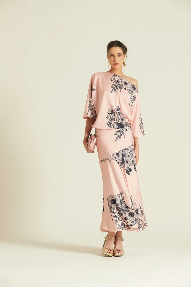Blusa Raso Estampado Oky