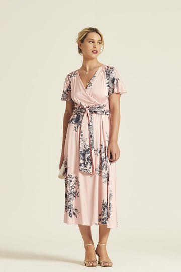 Vestido Lepuy Raso Estampado Oky