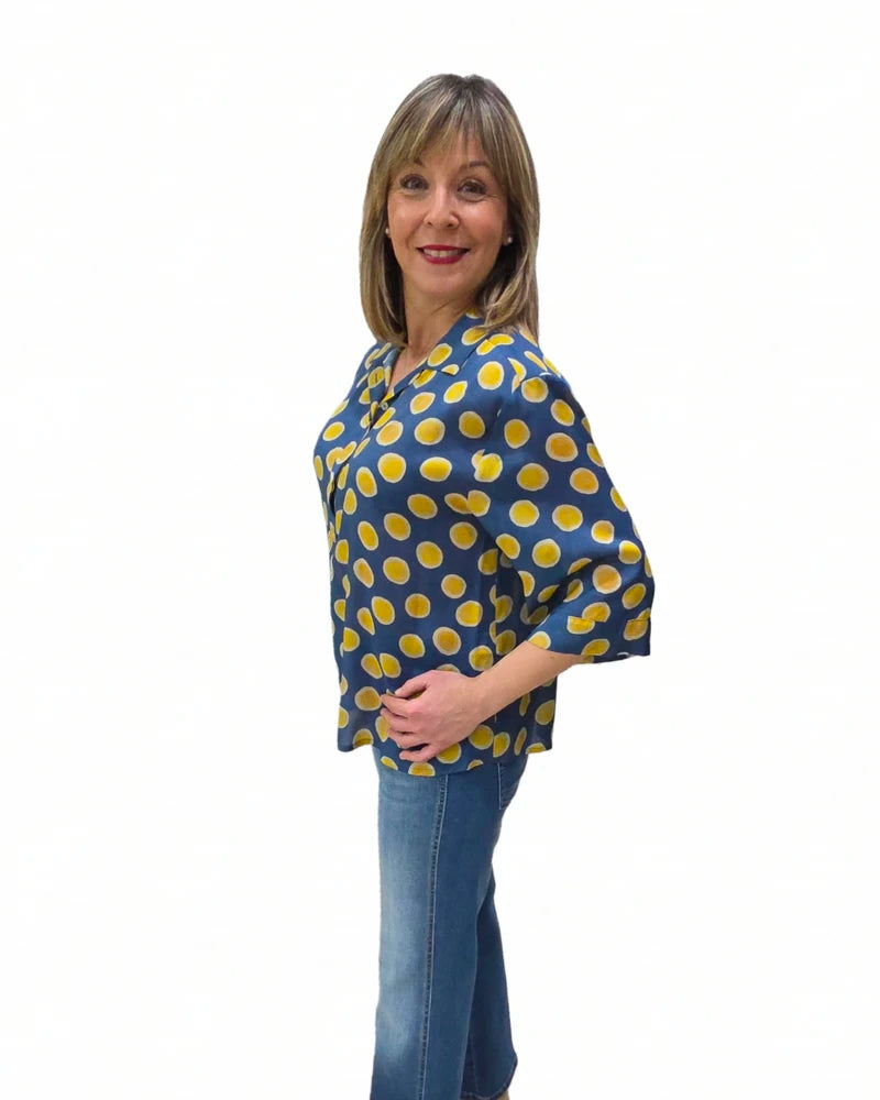 Blusa Estampada Topos Trovels