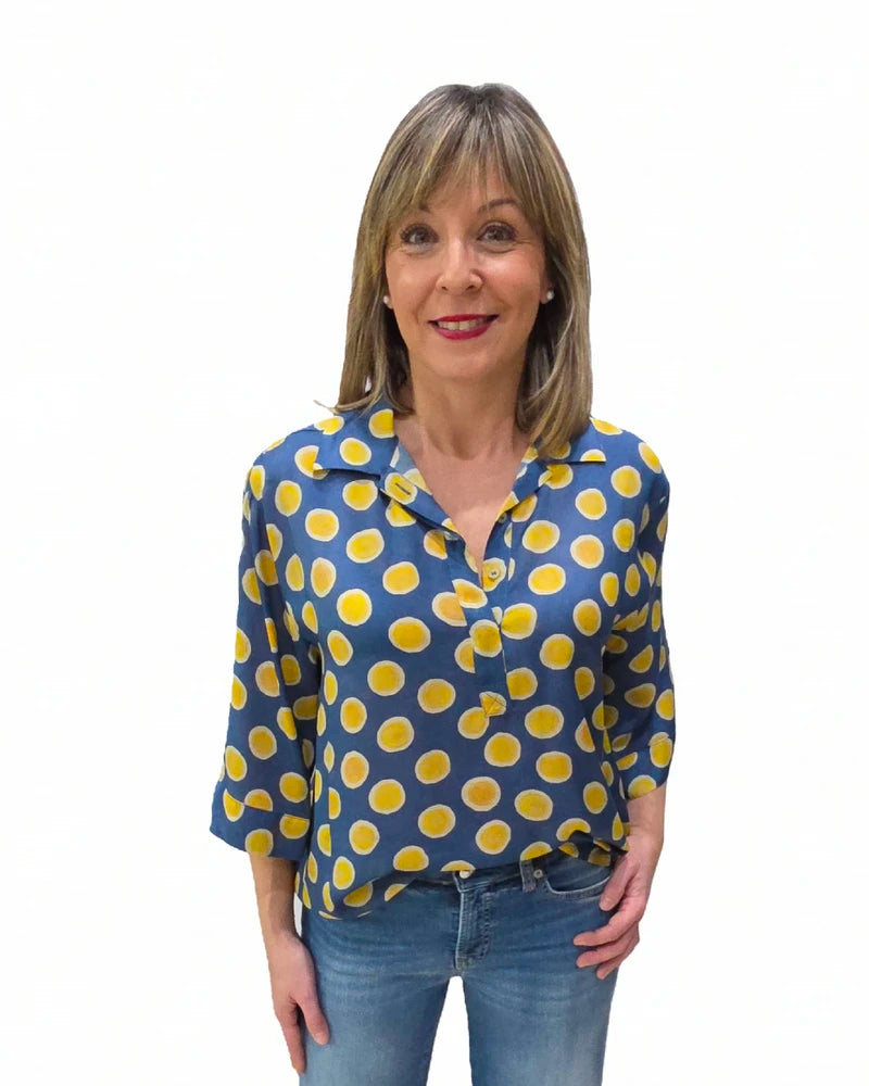 Blusa Estampada Topos Trovels