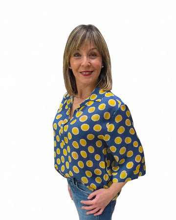 Blusa Estampada Topos Trovels