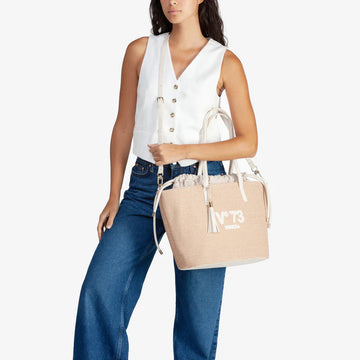Bolso Shopping Beige V73 Inge