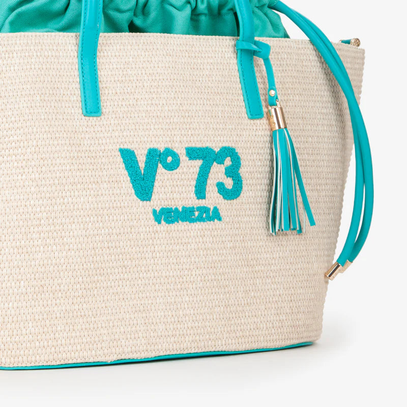 Bolso Shopping Turquesa V73 Inge