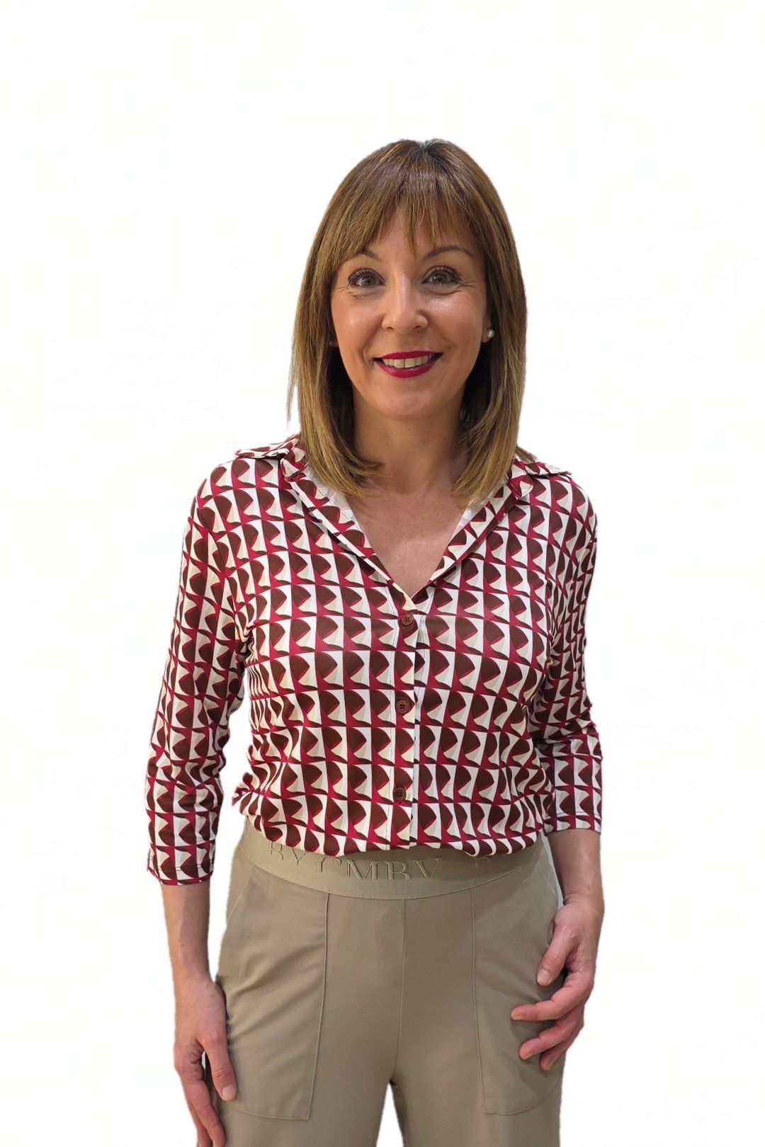 Camisa Burdeos Lia Trovels