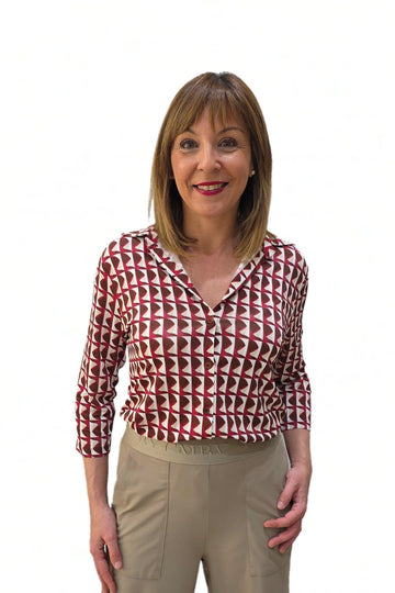 Camisa Burdeos Lia Trovels