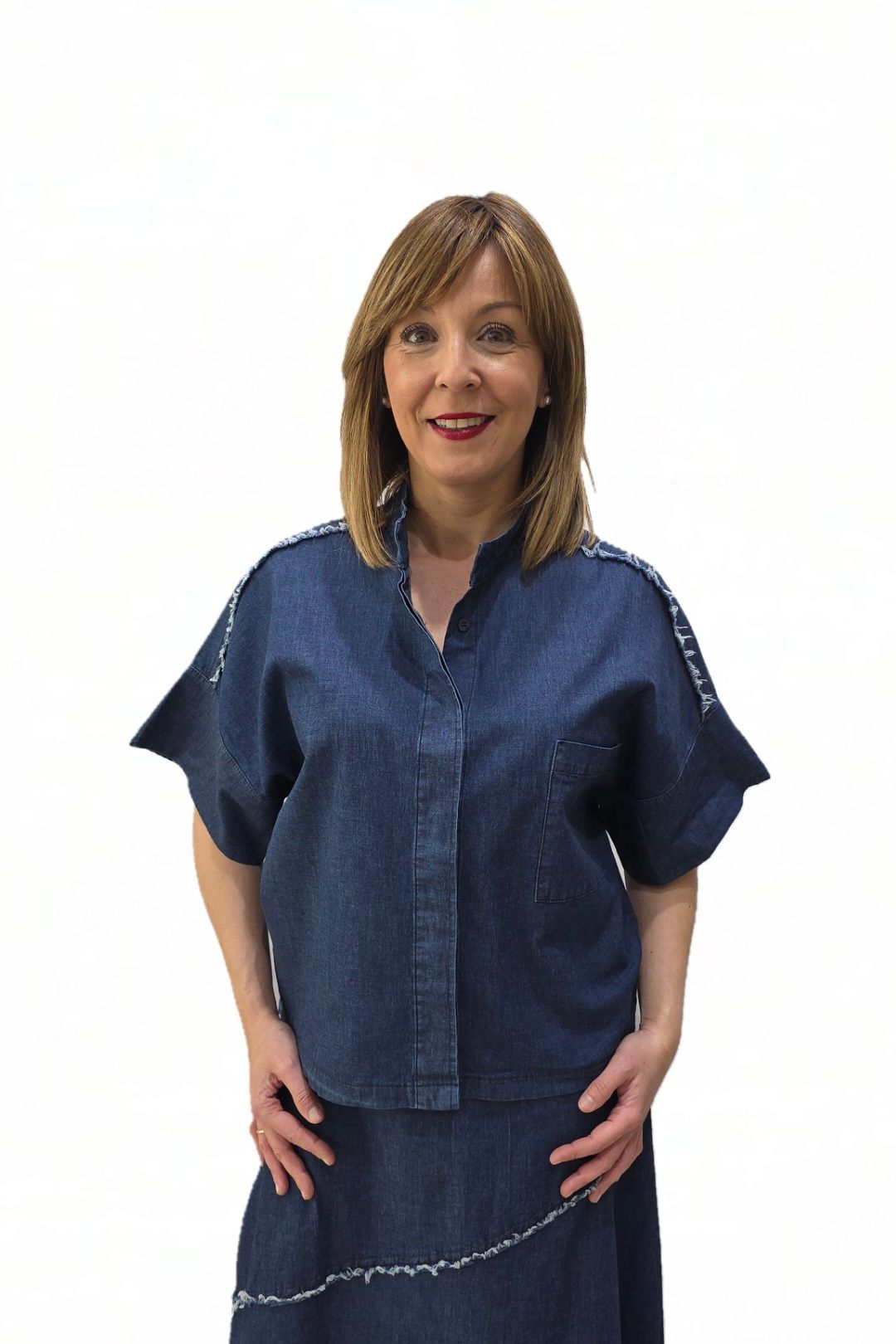 Camisa Flecos Tencel WNT