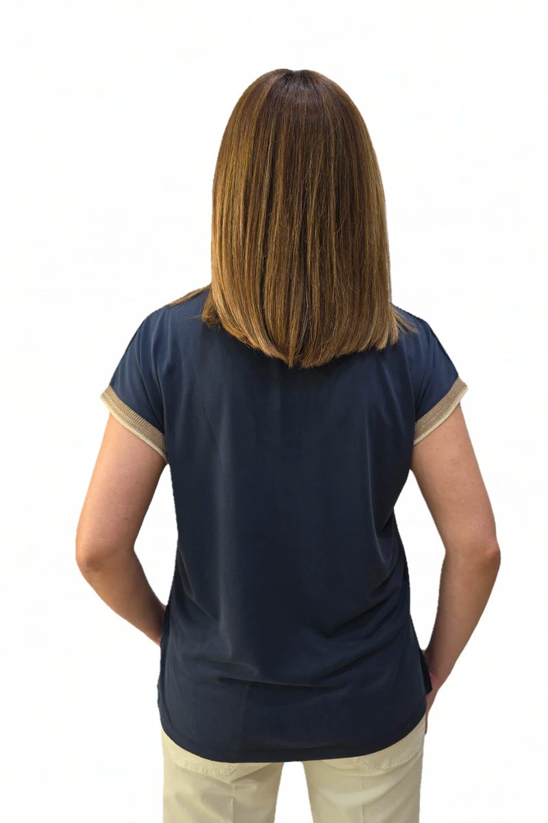 Camiseta Nadine Trovels Marino