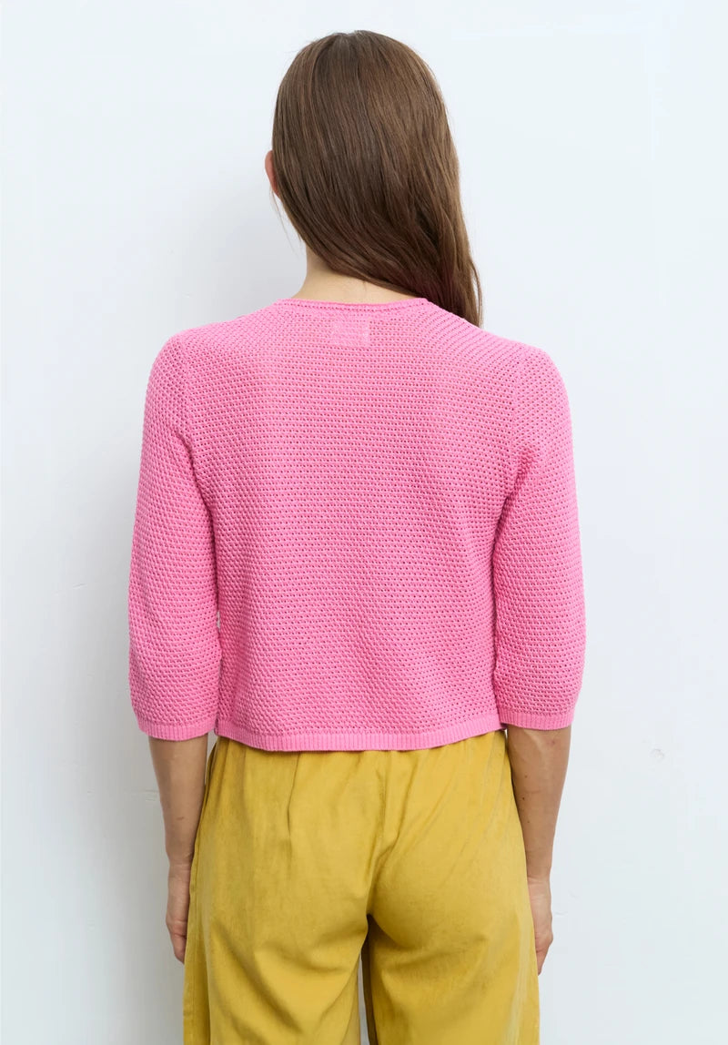 Cardigan Rosa Aldo Martins