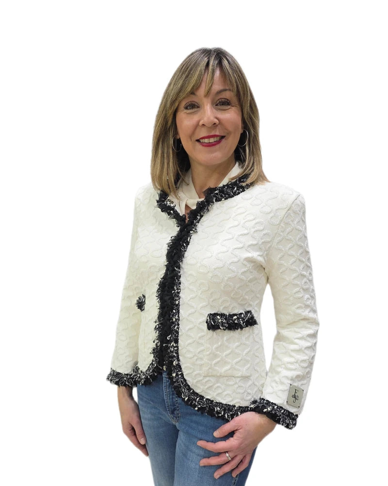 Chaqueta Ondas Crudo Extreme Collection Ludovica