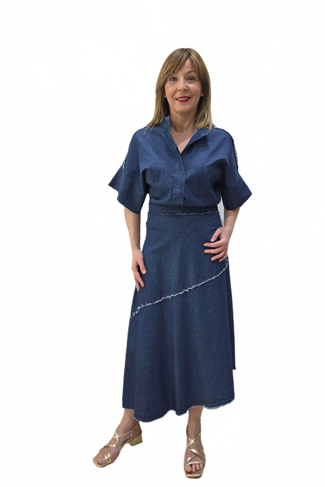 Falda Flecos Tencel WNT