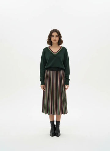 Falda WNT Listada Verde