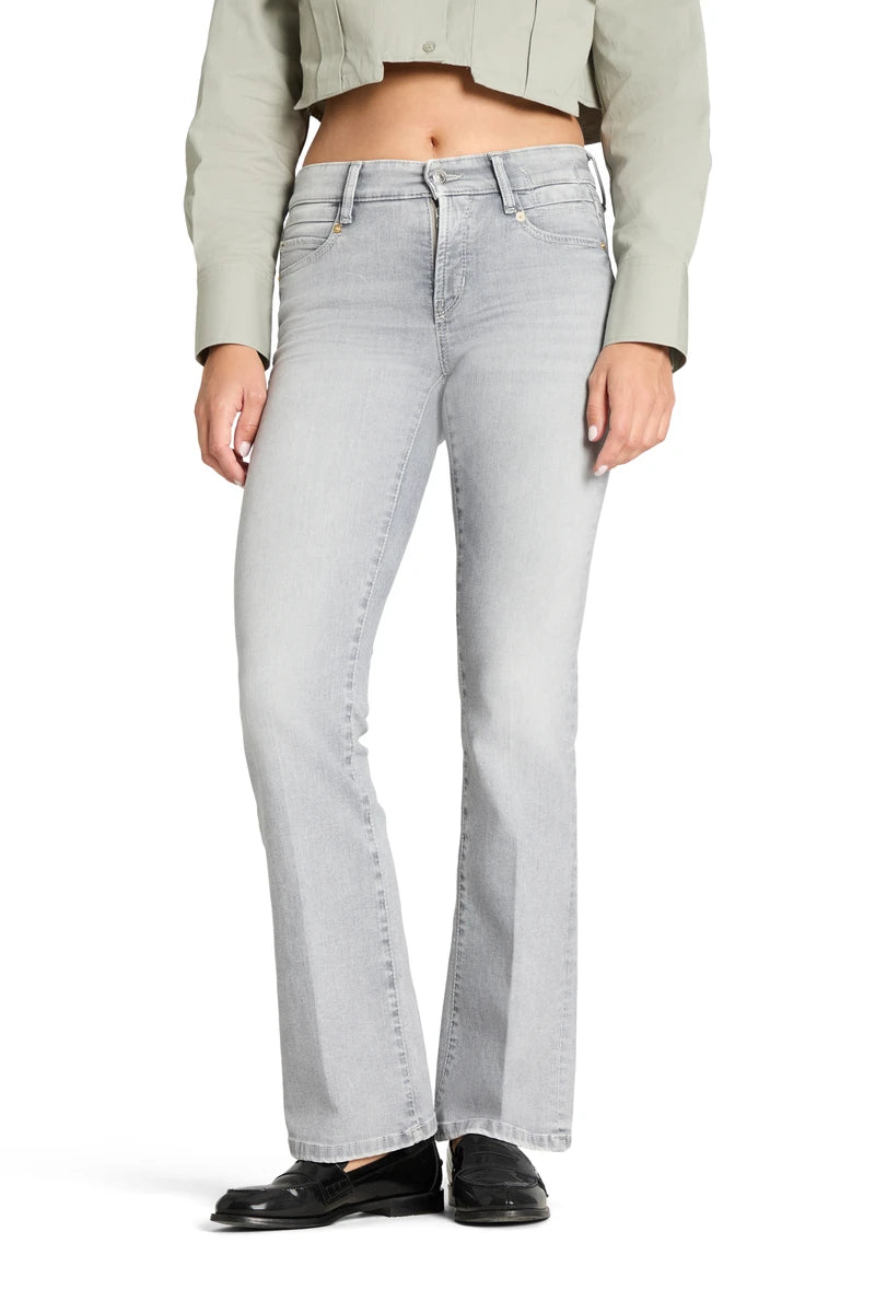 Jeans Gris Cambio Paris Flared