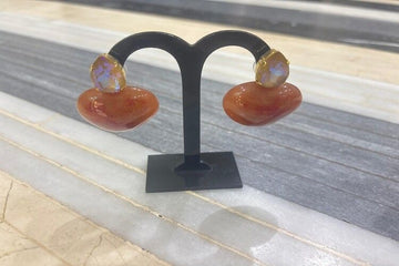Pendientes Doble Piedra