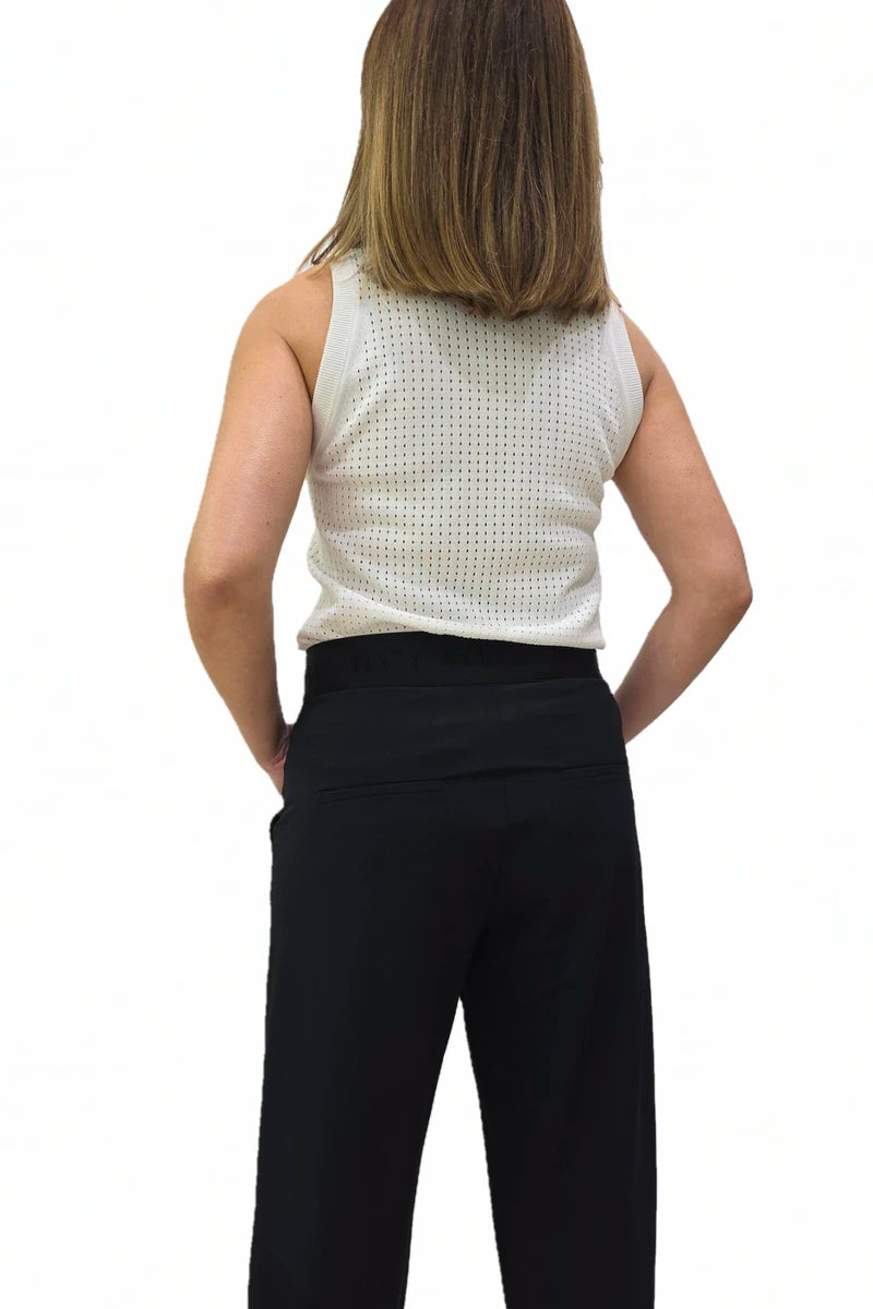 Pantalón Negro Fluido Cambio Elena Utility