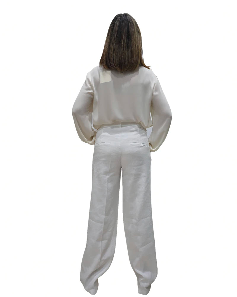 Pantalón Cambio Lino Cloud Dancer