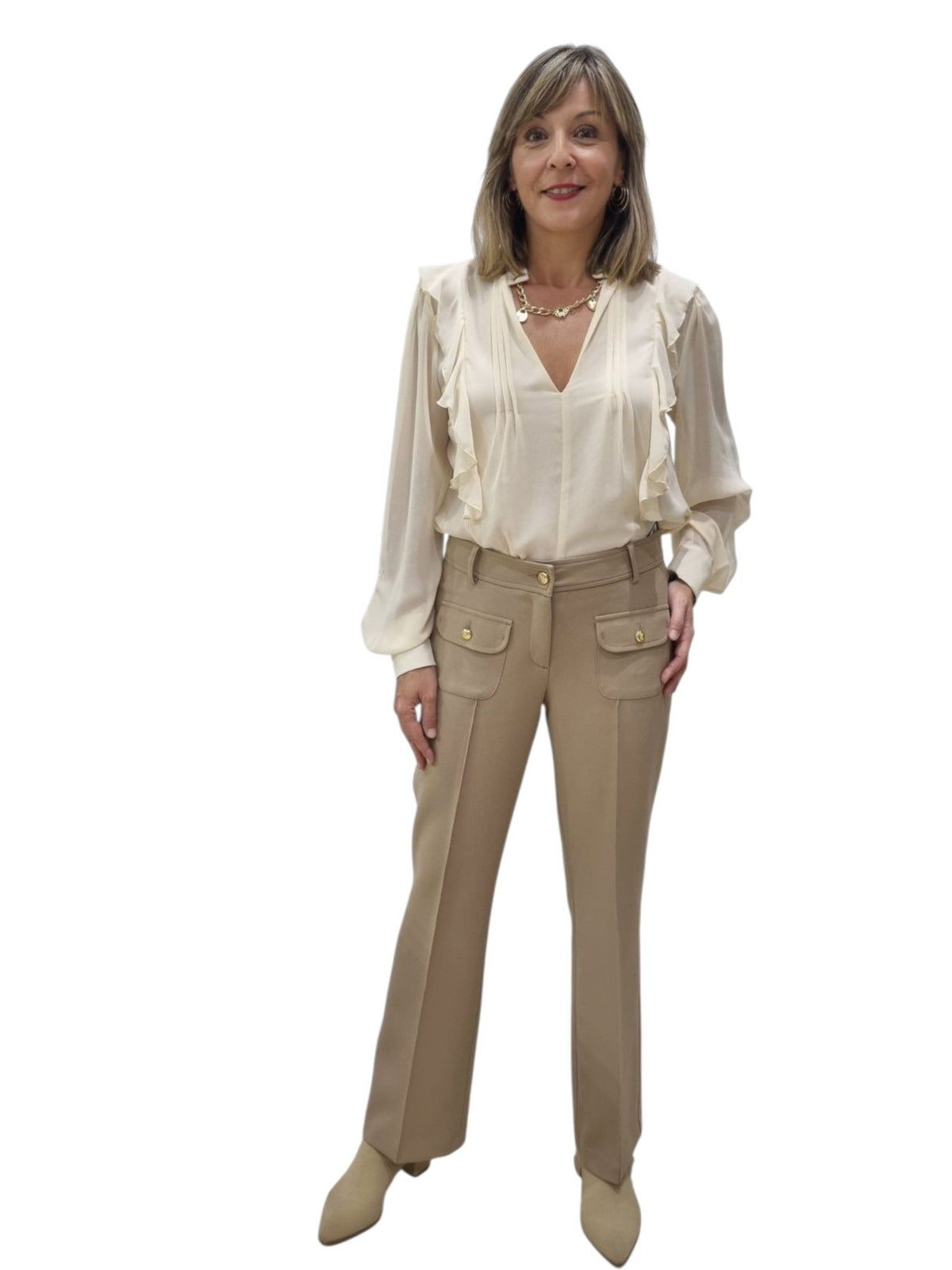 Blusa Gasa Cadena Rinascimento