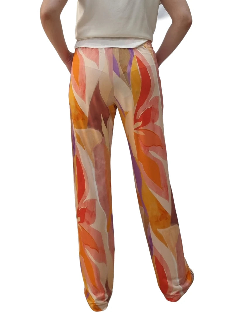 Pantalón Fluido Estampado Trovels Como