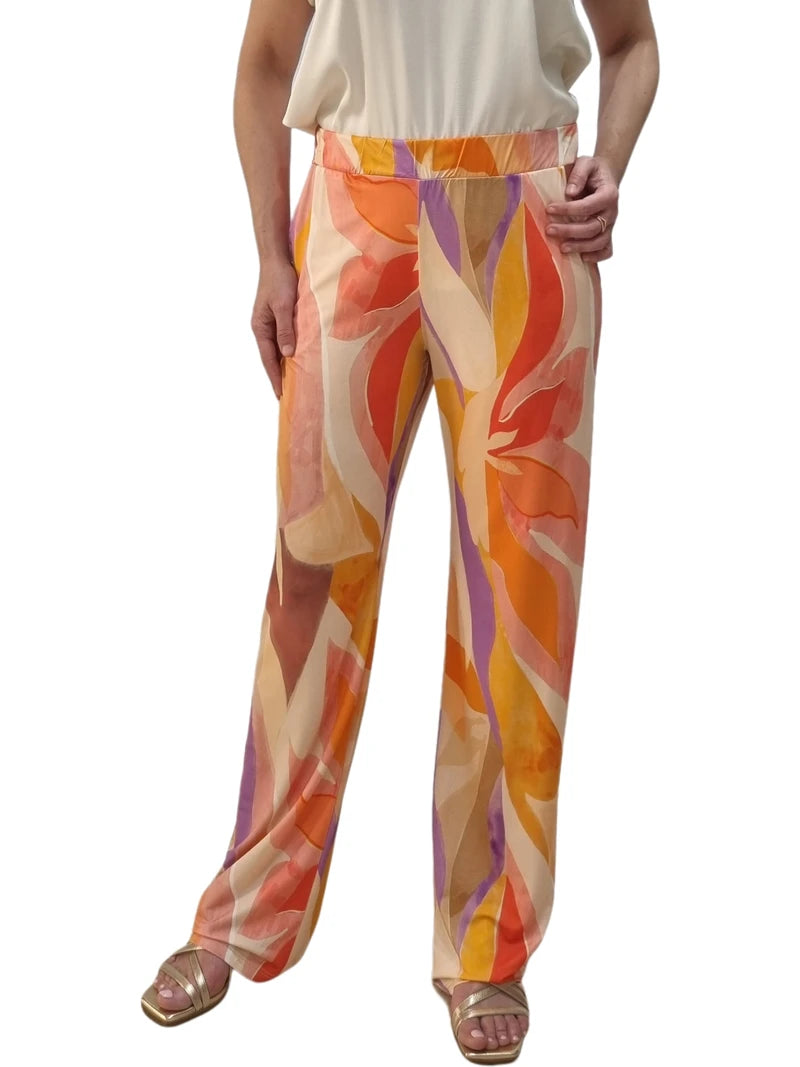 Pantalón Fluido Estampado Trovels Como
