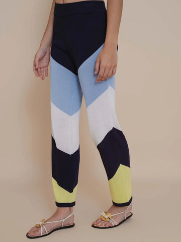 Pantalón Intarsia Diagonal WNT