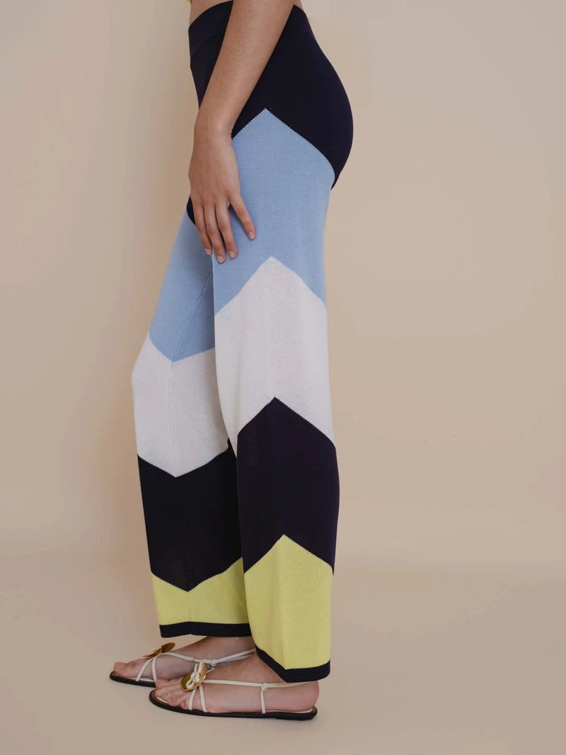 Pantalón Intarsia Diagonal WNT