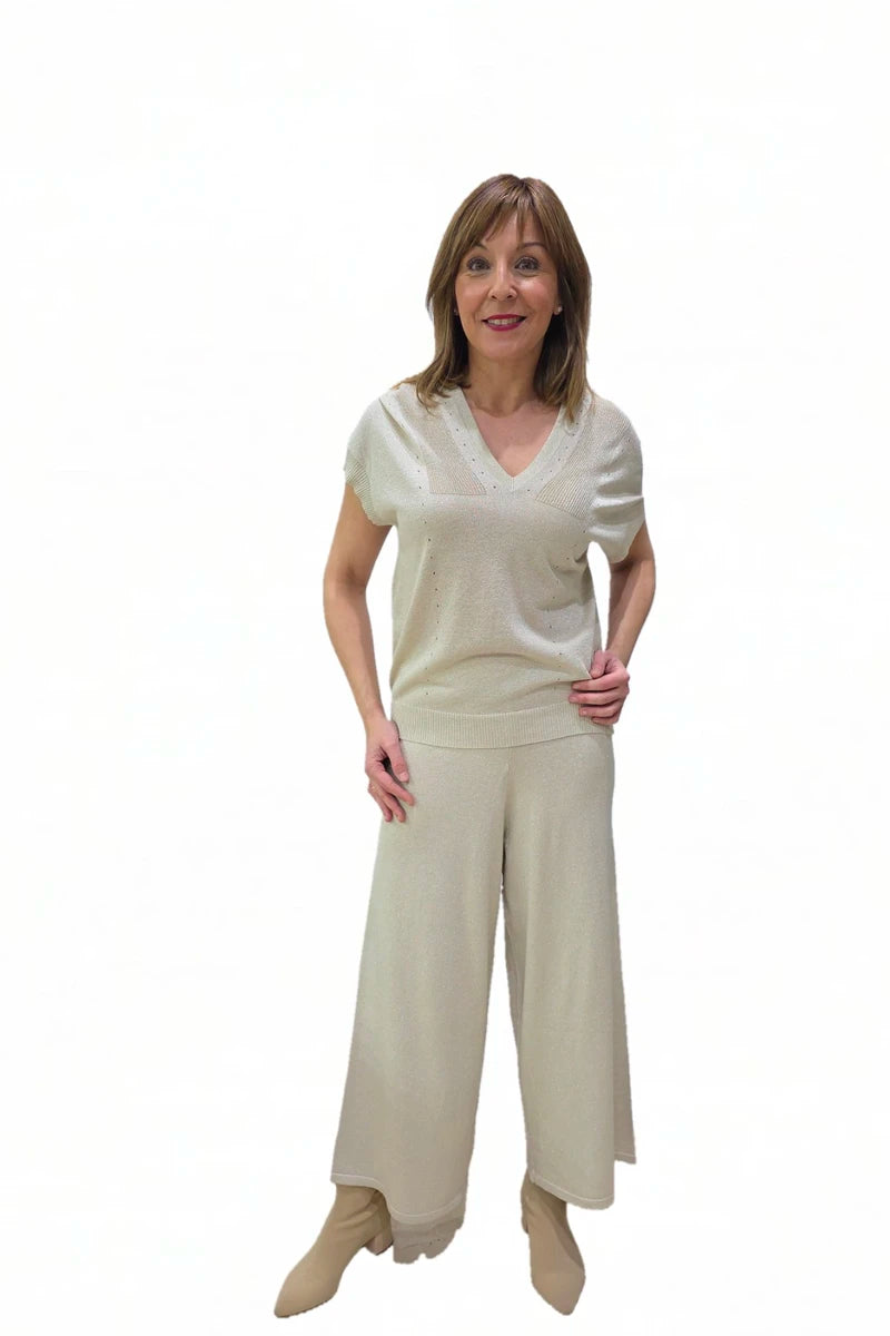 Top Lurex Dorado WNT