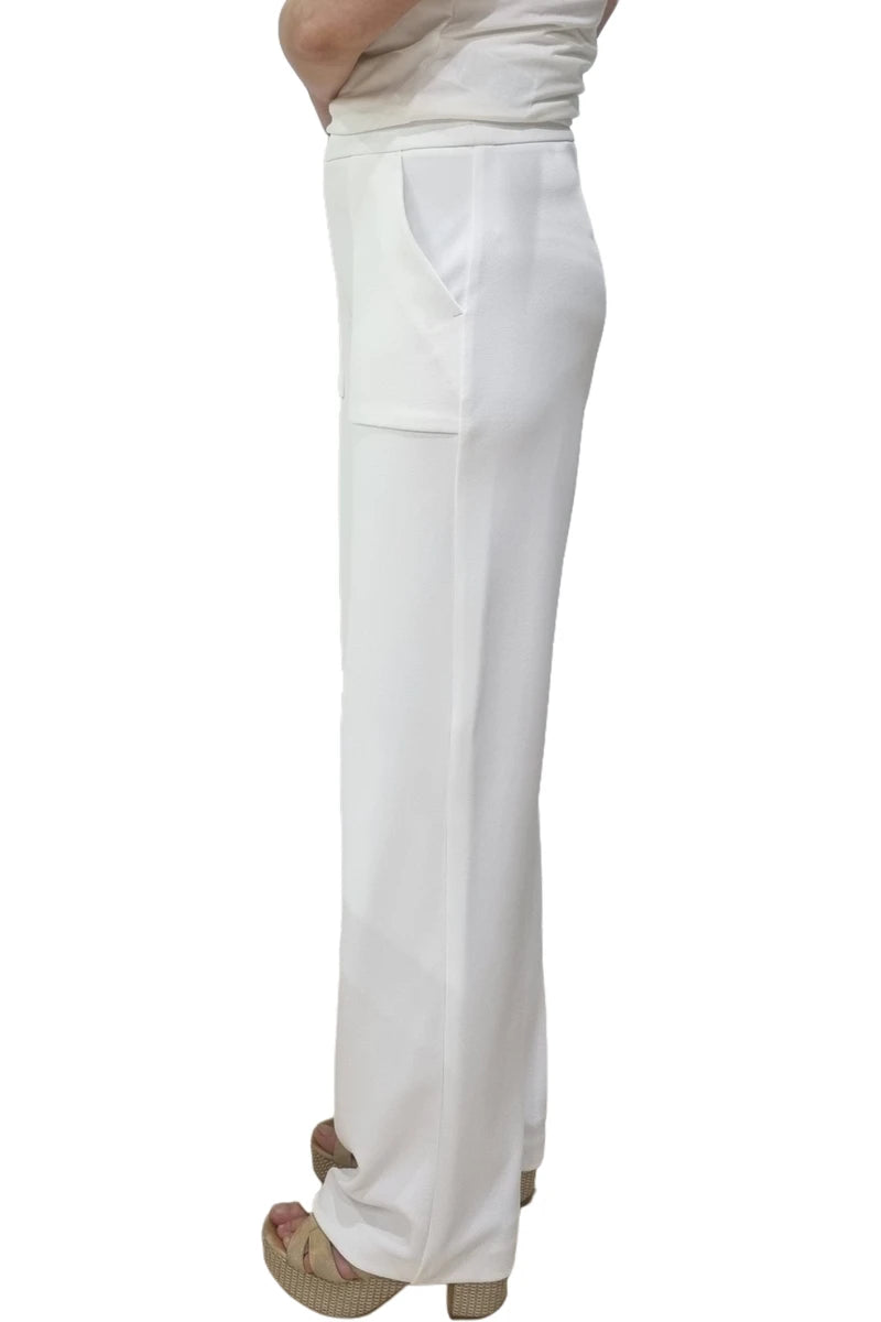 Pantalón Blanco MAC Wideleg Jump