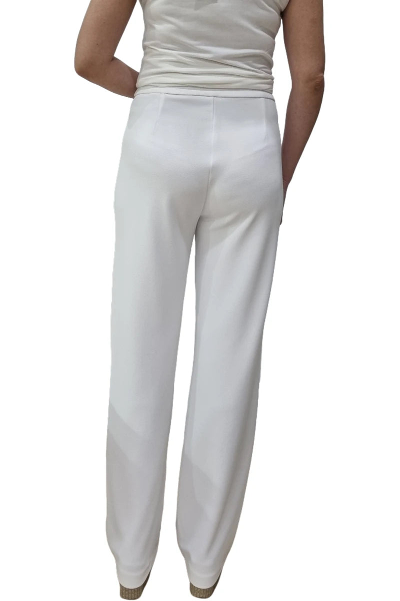 Pantalón Blanco MAC Wideleg Jump