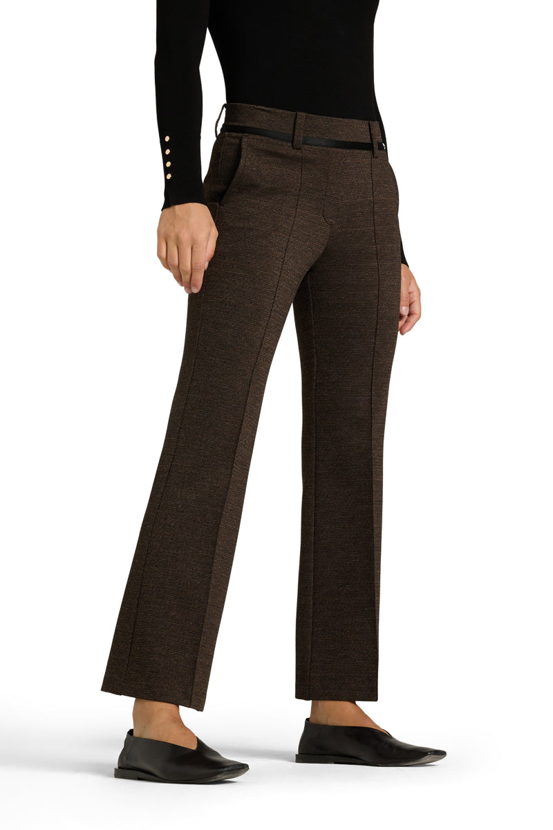 Pantalón Cambio Francoise Cropped Marrón