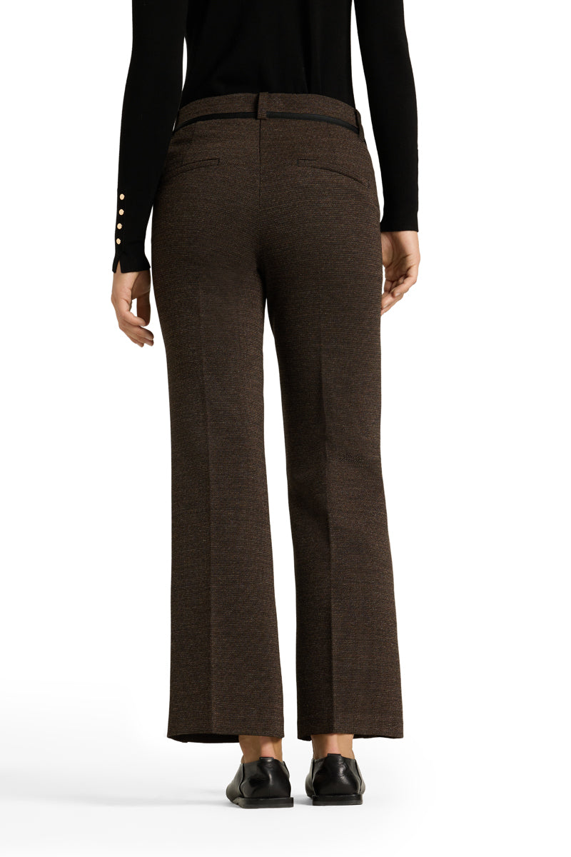 Pantalón Cambio Francoise Cropped Marrón