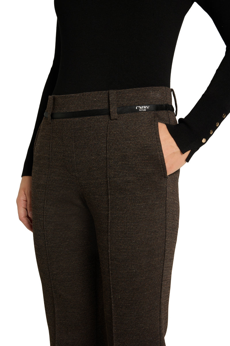 Pantalón Cambio Francoise Cropped Marrón