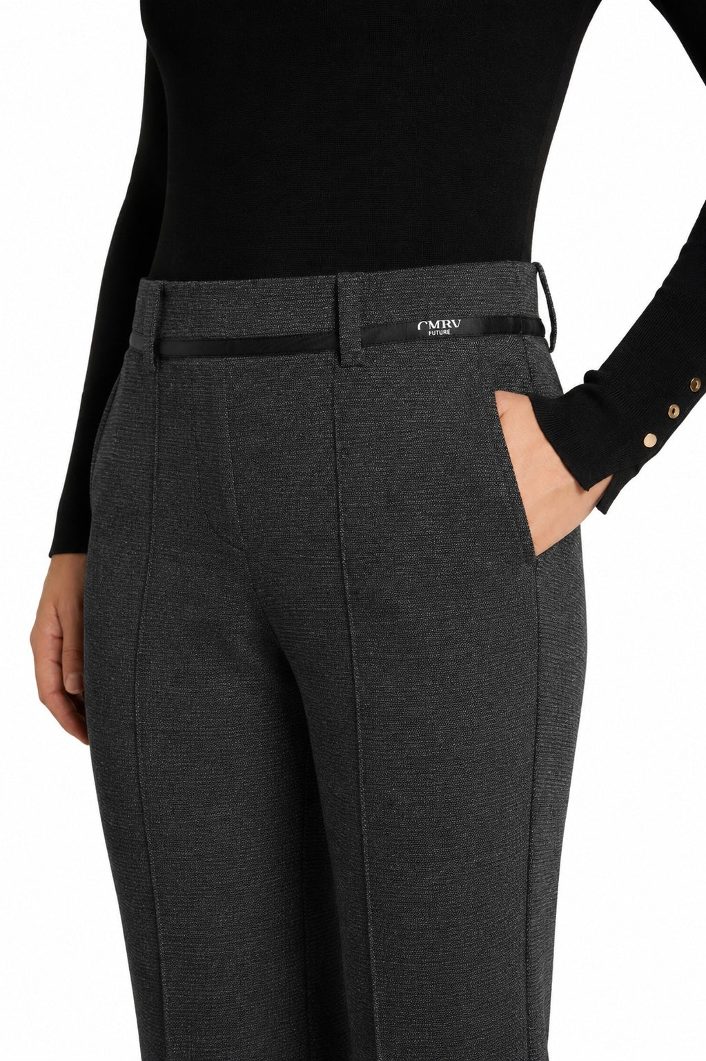 Pantalón Cambio Francoise Cropped Negro