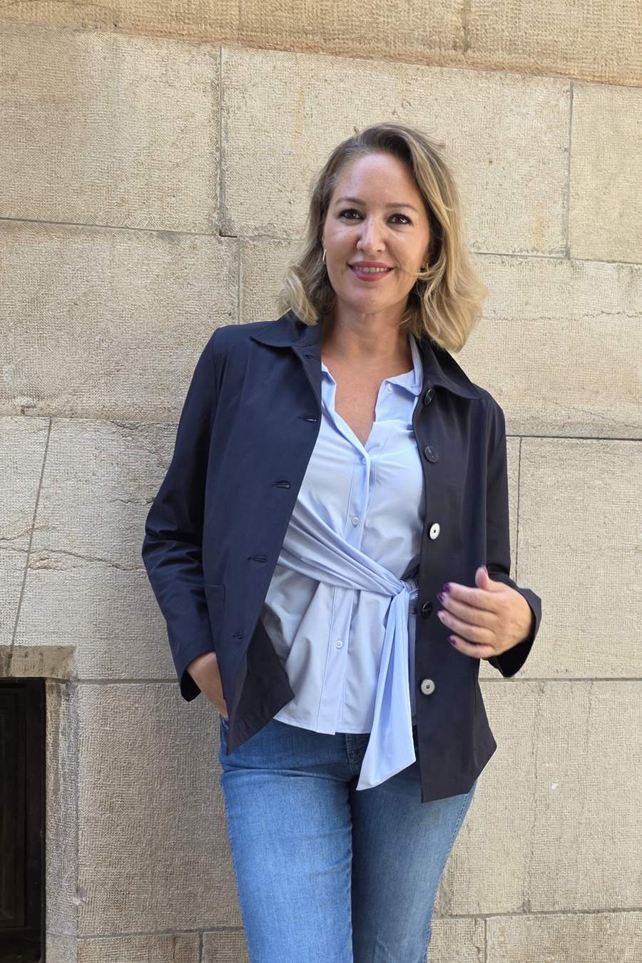 Chaqueta Marino Trovels Mila