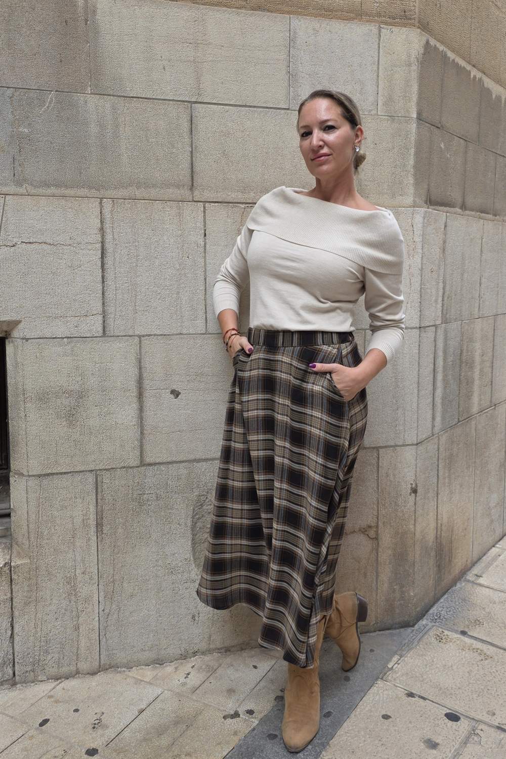 Suéter Beige Carlota Tovels