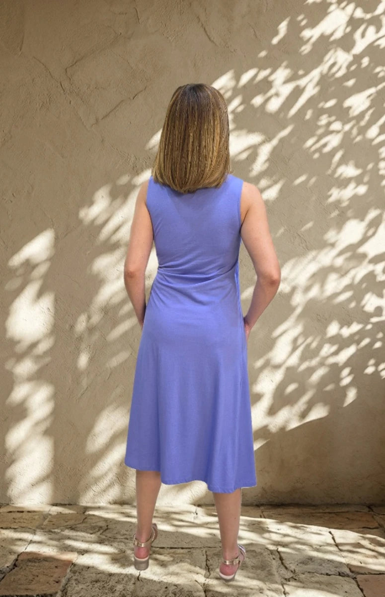 Vestido Bicolor Azul WNT