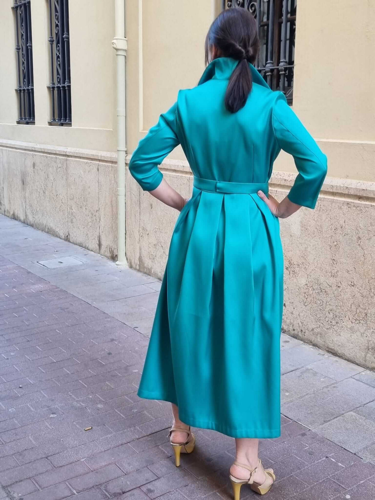 Vestido Narciso de Ángel Iglesias.