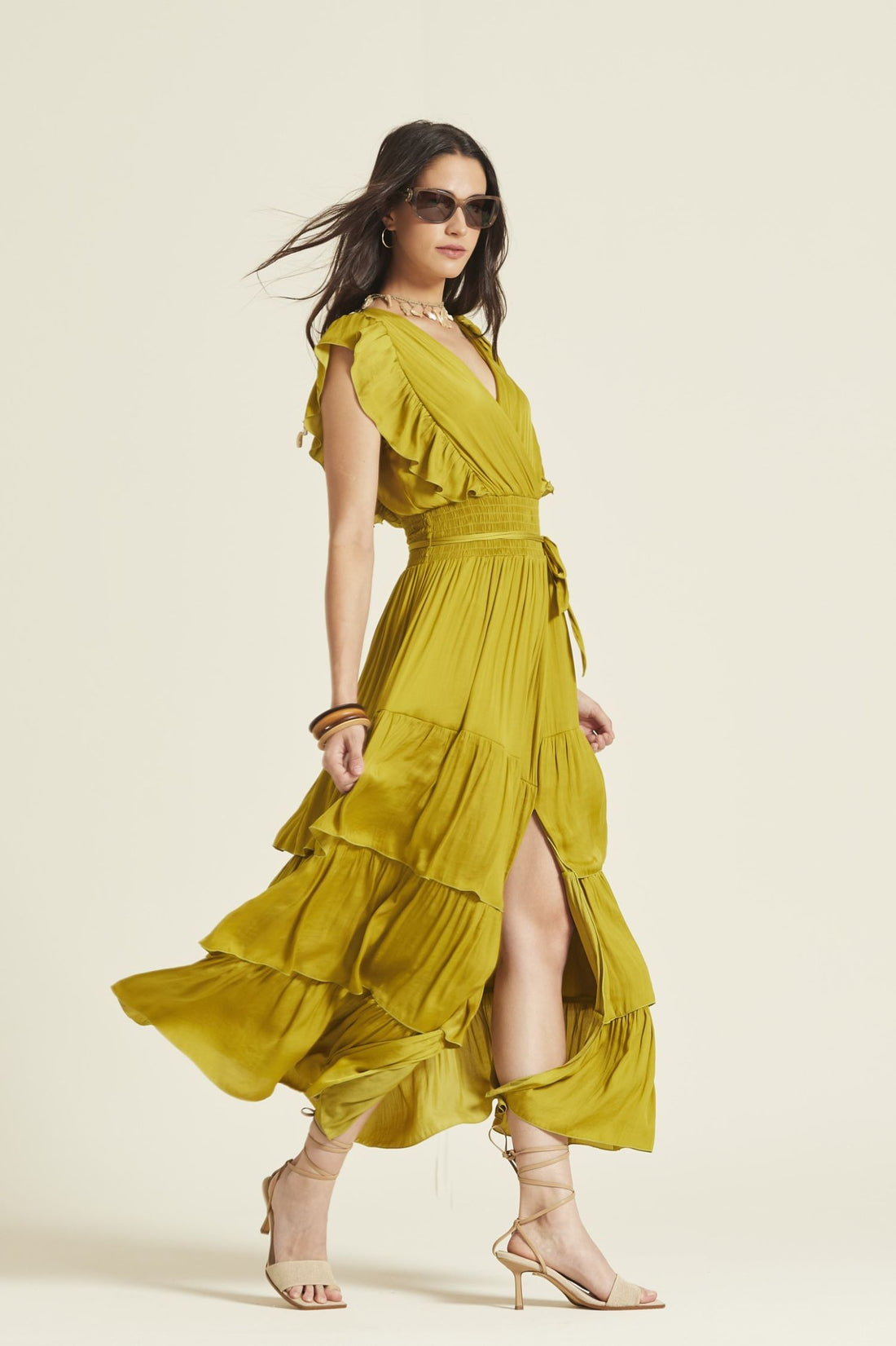 Vestido Volantes Oky Hisder