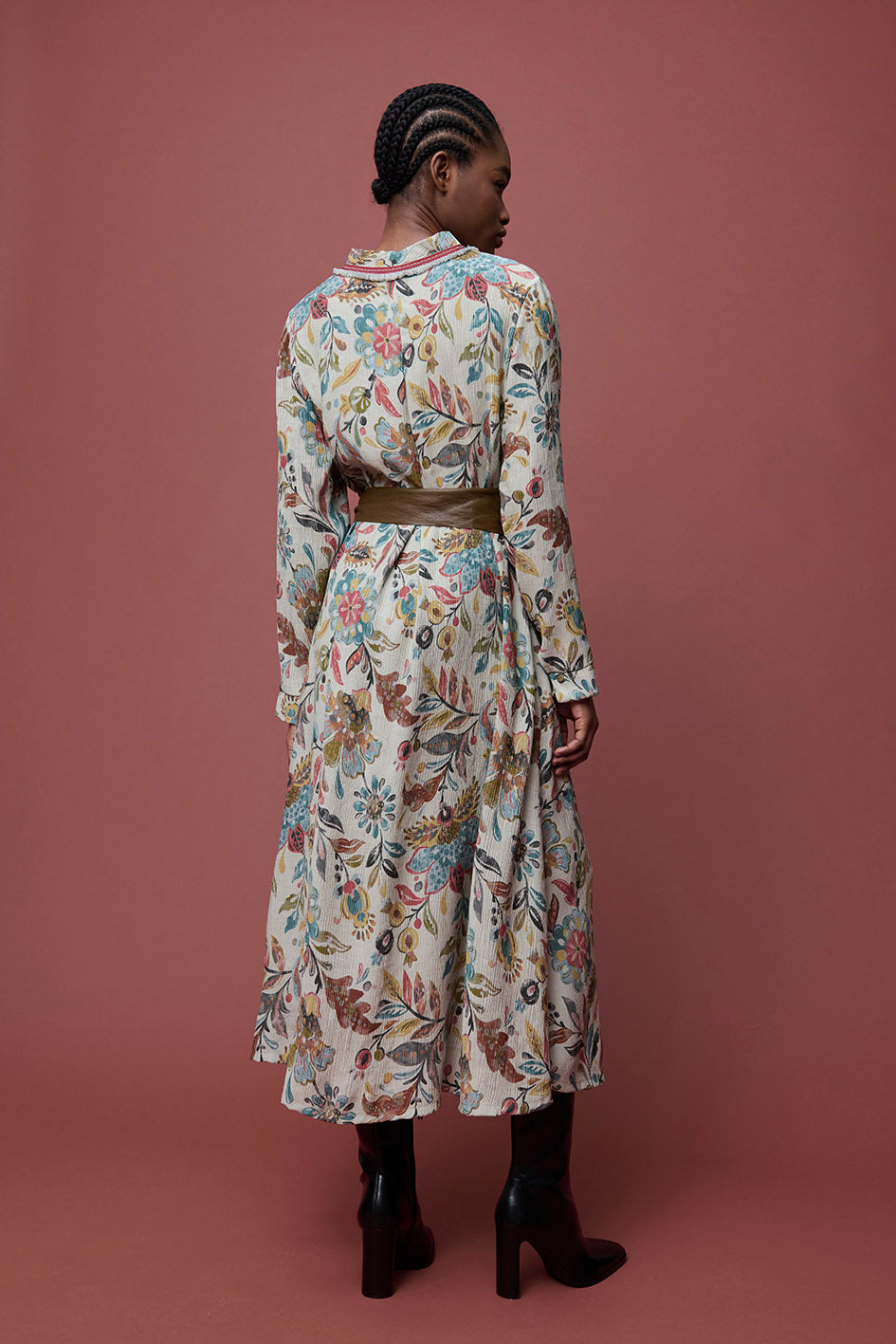 Vestido Camisero Botánico Aldo Martins