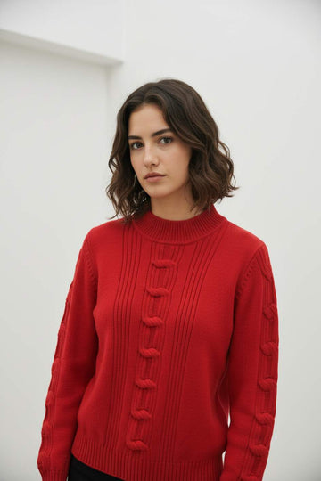 Jersey WNT Trenzado Rojo