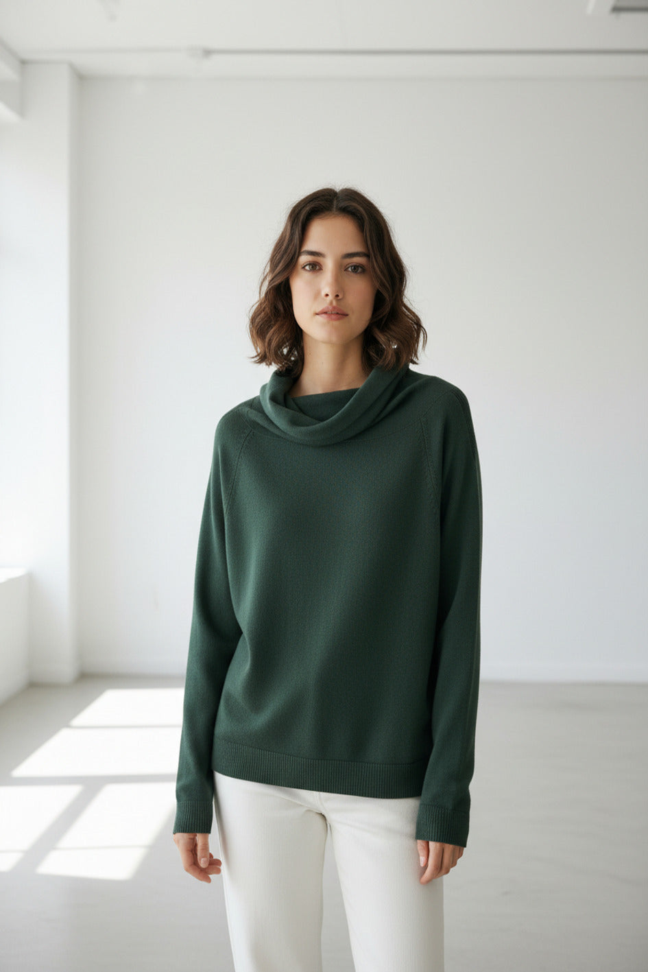 Jersey WNT Jacquard Peluche Verde