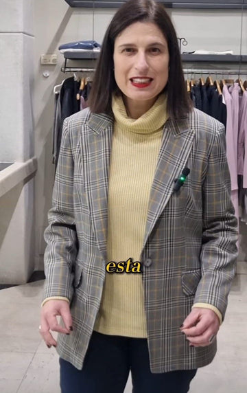 Chaqueta Cuadros Oky