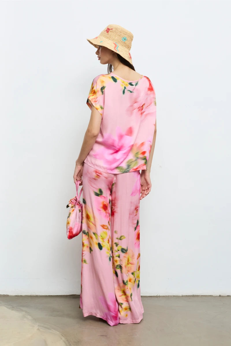 Pantalón Fluido Floral Aldo Martins