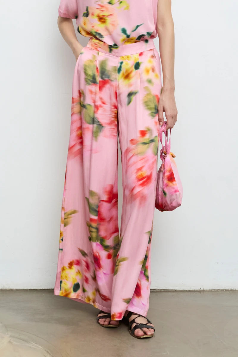 Pantalón Fluido Floral Aldo Martins