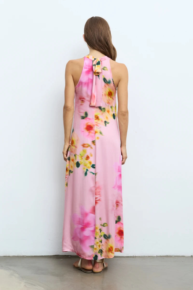 Vestido Estampado Rosa Aldo Martins