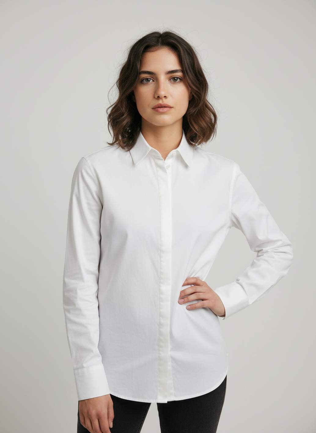Camisa WNT Básica Algodón Blanca