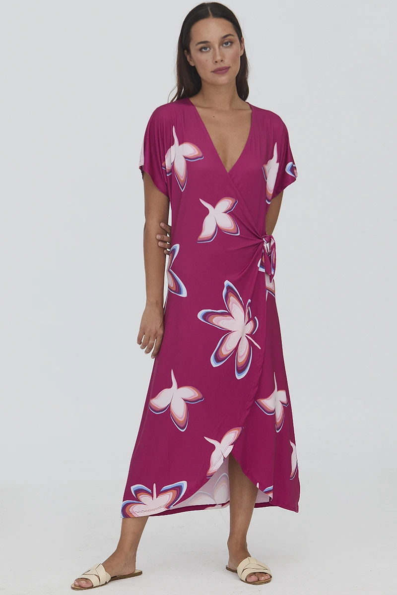 Vestido Cruzado Midi WNT Novo Mayor 25