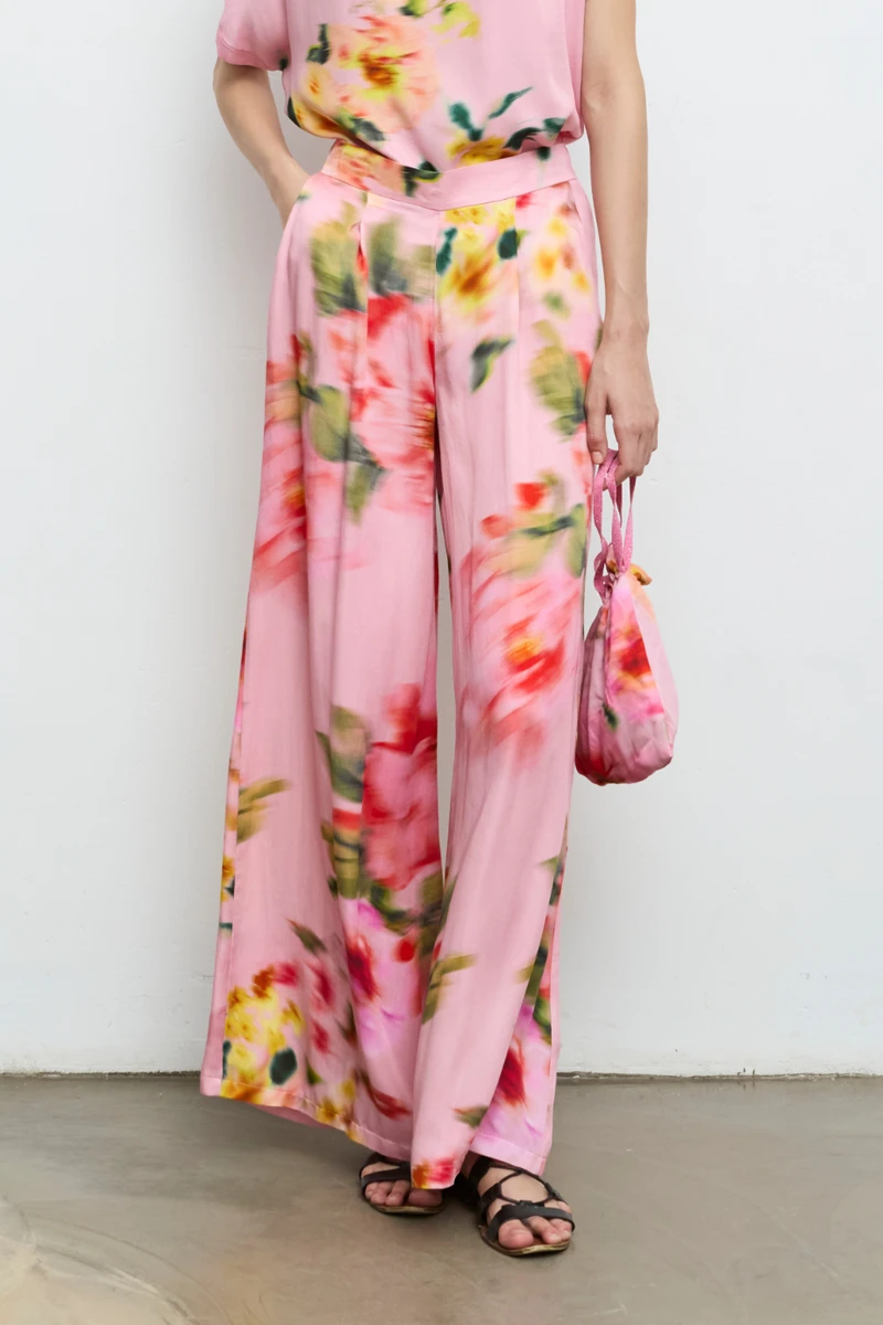 Pantalón Fluido Floral Aldo Martins