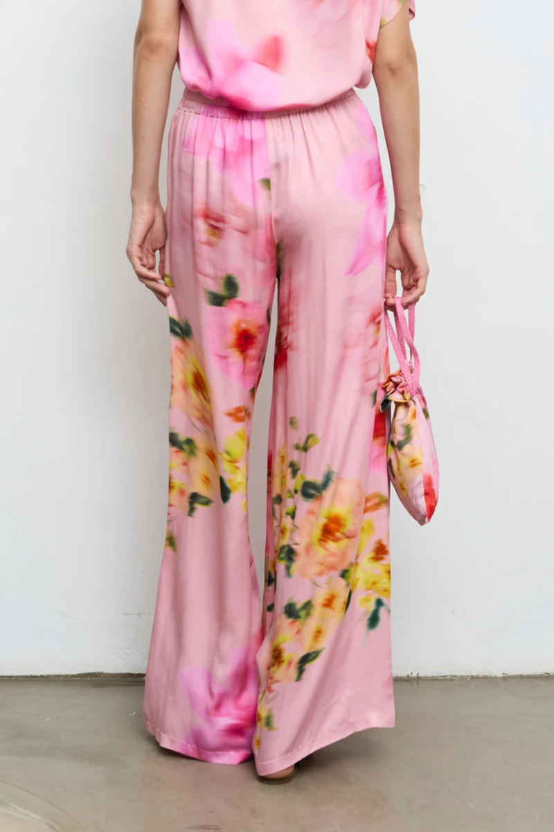 Pantalón Fluido Floral Aldo Martins - Imagen 4